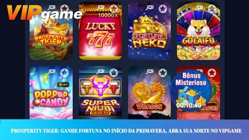 Prosperity Tiger: Ganhe fortuna no início da primavera, abra sua sorte no VIPGAME