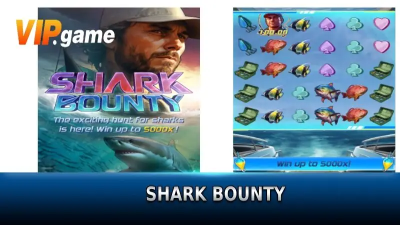 Jogo de caça-níqueis Shark Bounty: aventura de caça ao tubarão no meio do oceano