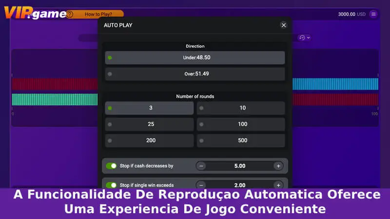 O recurso de reprodução automática oferece uma experiência de jogo conveniente