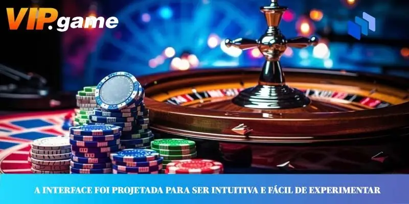 A interface foi projetada para ser intuitiva e fácil de experimentar