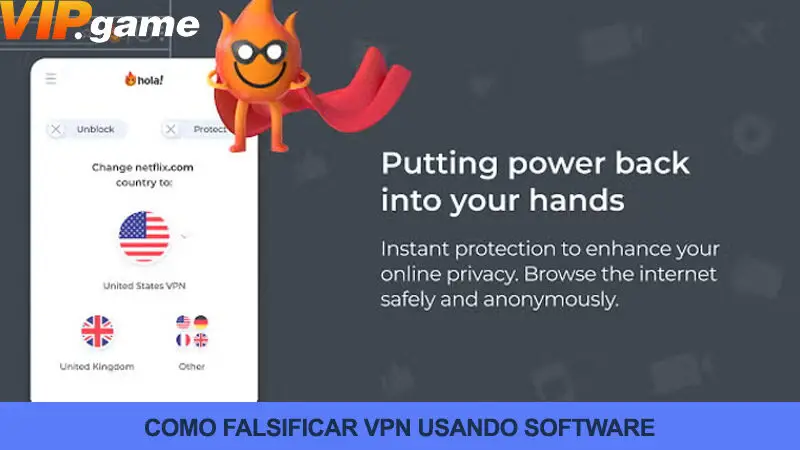 baixar software VPN falso