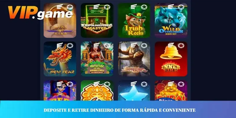 Deposite e retire dinheiro de forma rápida e conveniente