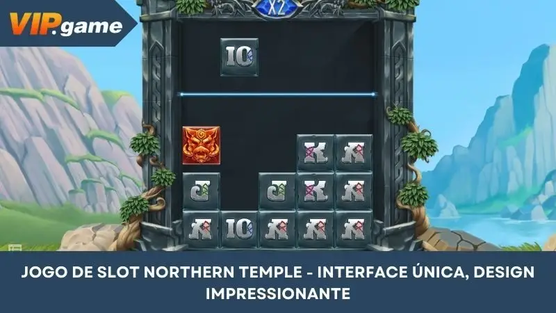Jogo de caça-níqueis Northern Temple - Interface única, design impressionante