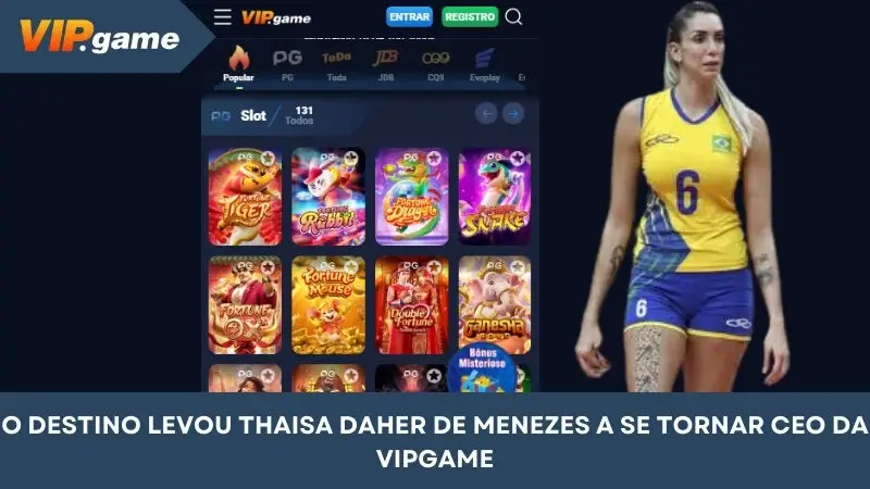 O destino trouxe Thaisa Daher de Menezes para se tornar CEO da Vipgame