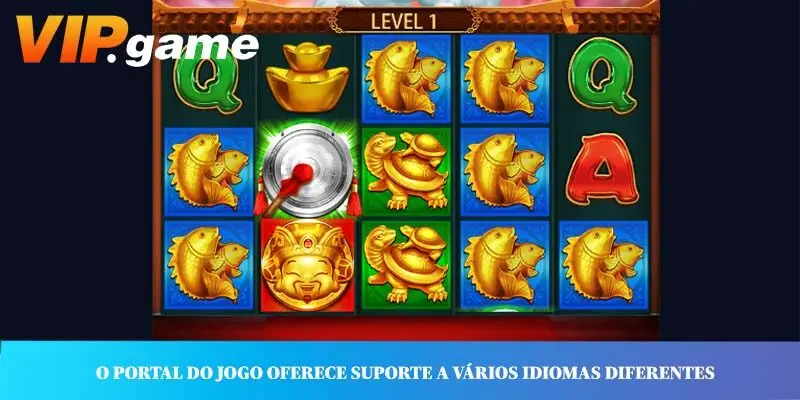 O portal do jogo oferece suporte a vários idiomas diferentes
